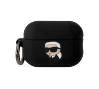 Karl Lagerfeld Silicone Cover for Airpods Pro 2 Black - KLAP2RUNIKK