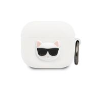 Karl Lagerfeld Choupette 3D Case, White - AirPods 3