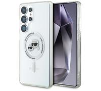 Karl Lagerfeld Choupette Head Printed Case MagSafe Samsung Galaxy S25Ultra Clear