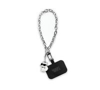 Karl Lagerfeld Choupette phone pendant - silver