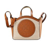 Karl Lagerfeld Circle Handbag Genuine Leather 31 cm beige