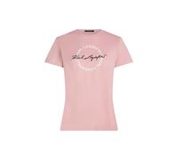 Karl Lagerfeld Circle Logo T-shirt Pink Nectar size S | Shirts Outlet | Women | Pink S