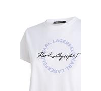 Karl Lagerfeld Circle Logo T-shirt White size M | Shirts Outlet | Women | White M