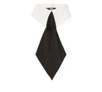 Karl Lagerfeld cotton collar tie - Black S/M-M/L
