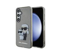 Karl Lagerfeld Cover IML Glitter Karl & Choupette Black - Galaxy S24+