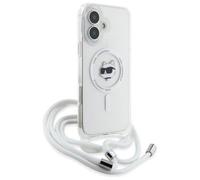 Karl Lagerfeld Crossbody IML Choupette Head Case MagSafe iPhone 16 6.1" Clear