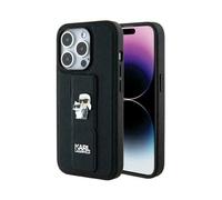 Karl Lagerfeld Gripstand KLHCP13GS, Black - iPhone 13 Pro Max