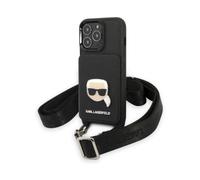 Karl Lagerfeld Hardcase KLHCP13LSAKHPK, Black - iPhone 13 / 13 Pro