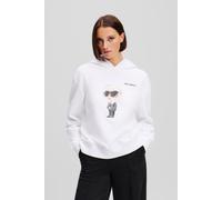 Karl Lagerfeld Ikon Aquarelle K Hoodie White size S | Hoodies Outlet | Women | Cyan S