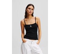 Karl Lagerfeld Ikon Patch Tank Top Black size M | Tank Tops Outlet | Women | Black M