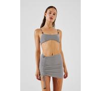 Karl Lagerfeld Ikon Stripe Mini Adjst Pareo White-black Stripe size M | Bikinis Outlet | Women | White M