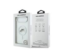 Karl Lagerfeld IML Karl & Choupette Head Metal Frame Case for iPhone 17Air Clear