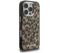 Karl Lagerfeld Iml Leopard Pattern Magsafe Iphone 16 Pro Phone Case