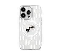 Karl Lagerfeld IML Monogram Karl&Choupette Case Transparent for Magsafe - iPhone 16 Pro Max