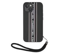 Karl Lagerfeld iPhone 15 Saffiano Athleisure Edition Case with Strap