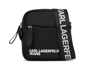 KARL LAGERFELD JEANS Men Essential Nylon Crossbody Black One size