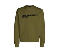 KARL LAGERFELD JEANS Men Regular Essential Logo Sweatshirt Ivy Green XL