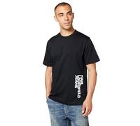 Karl Lagerfeld Jeans Men Regular Vertical Logo T-Shirt Black M