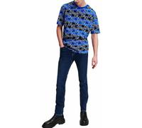 Karl Lagerfeld Jeans Men Skinny Denim Washed Dark Blue 3632
