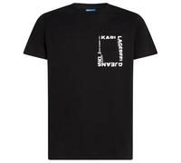 Karl Lagerfeld Jeans Men Slim Short Sleeve Frame Logo T-Shirt Black M