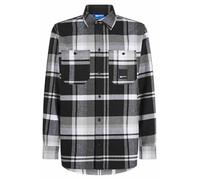 Karl Lagerfeld Jeans Men's Check Shirt, Regular Fit Button, Multi-Coloured, M