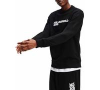 KARL LAGERFELD JEANS, Men's, Essential Logo Sweat, Regular Fit, Black, L