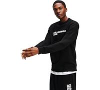 KARL LAGERFELD JEANS, Men's, Essential Logo Sweat, Regular Fit, Black, L