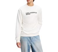 KARL LAGERFELD JEANS, Men's, Essential Logo Sweat, Regular Fit, White, XS