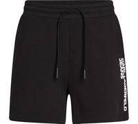 KARL LAGERFELD JEANS Men's KLJ Essential Logo Sweatshort Shorts, Black, M