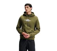KARL LAGERFELD JEANS, MENS, REGULAR FOIL LOGO HOODIE, IVY GREEN, LARGE