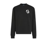 KARL LAGERFELD JEANS Men's Monogram Sweat, Regular Fit Sweater, Black, M