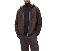 KARL LAGERFELD JEANS, Men's, Reg Patch Zip Hoodie, Regular Fit, Brown, L