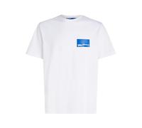 Karl Lagerfeld Jeans, Men's, Regular Short Sleeve Box Logo Tee, Regular Fit, White, L