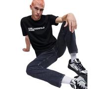 KARL LAGERFELD JEANS Regular FIT Short Sleeve TEE, Black, XL
