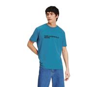 KARL LAGERFELD JEANS Regular FIT Short Sleeve TEE, Blue, XS