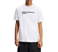 KARL LAGERFELD JEANS, Men's, Regular Short Sleeve Essential Logo Tee, Regular Fit, White, XL