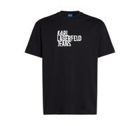 KARL LAGERFELD JEANS, Mens, Regular Short Sleeve Logo TEE, Black, Medium