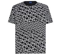 KARL LAGERFELD JEANS, Men's, Regular Short Sleeve Monogram Logo Tee, Regular Fit, Multicolor, XS