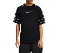 KARL LAGERFELD JEANS, Men's, Relaxed Short Sleeve Piping Tee, Relaxed Fit, Black, M