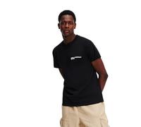 KARL LAGERFELD JEANS Men's Slim Short Sleeve Essential Logo Tee Slim Fit, Black, S