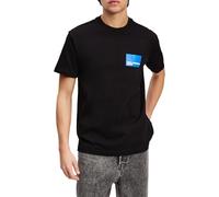 KARL LAGERFELD JEANS Regular FIT Short Sleeve Logo TEE, Black, XL