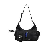 Karl Lagerfeld Jeans small utility coated denim shoulder bag - Black One Size