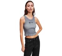 Karl Lagerfeld Jeans Washed Ribbed Sleeveless T-shirt