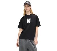 Karl Lagerfeld Jeans Women K/Logo Regular Short Sleeve T-Shirt Black M