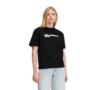 Karl Lagerfeld Jeans Women Regular Short Sleeve T-Shirt Black S