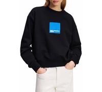 Karl Lagerfeld Jeans, Women's, Box Logo Sweat, Regular Fit, Black, XS