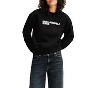 KARL LAGERFELD JEANS, Women's, Essential Logo Sweat, Regular Fit, Black, M