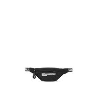 KARL LAGERFELD JEANS Women's Essential Nylon Belt Bag, Black, S, Essential Nylon Belt Bag