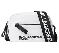 KARL LAGERFELD JEANS, Women's, Essential Nylon Crossbody, White, One size