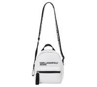 KARL LAGERFELD JEANS, Women's, Essential Nylon Mini Back Pack Crossbody, White, One size